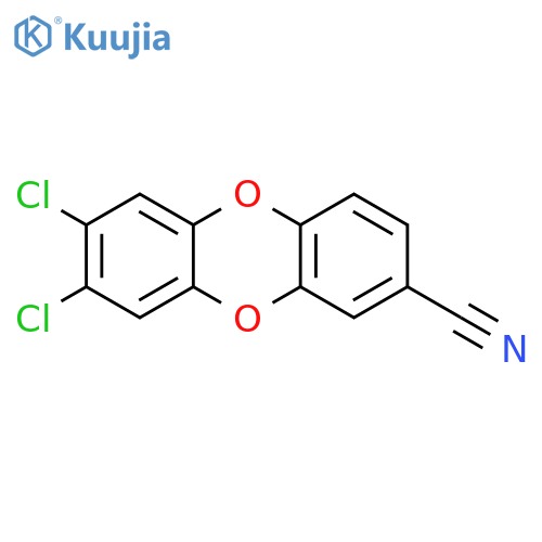 Dibenzo[b,e][1,4]dioxin-2-carbonitrile,7,8-dichloro- structure