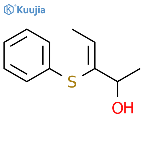 3-Penten-2-ol, 3-(phenylthio)-, (Z)- structure