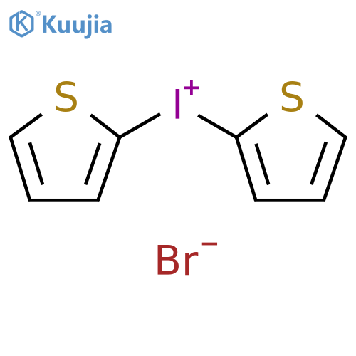 Iodonium, di-2-thienyl-, bromide structure