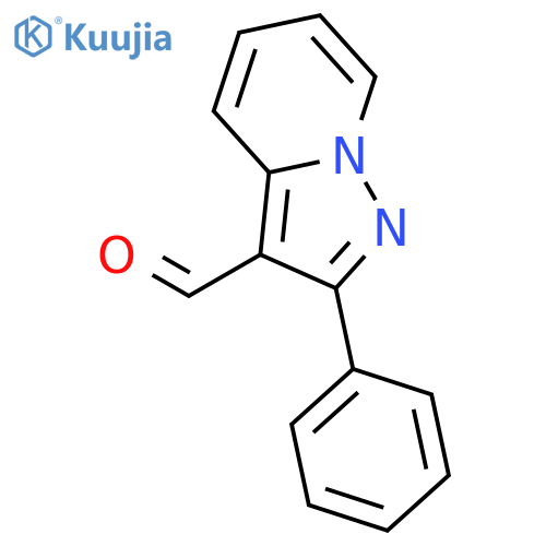 2-Phenylpyrazolo[1,5-a]pyridine-3-carbaldehyde structure