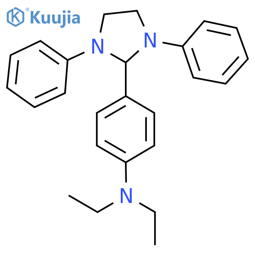 Benzenamine, 4-(1,3-diphenyl-2-imidazolidinyl)-N,N-diethyl- structure