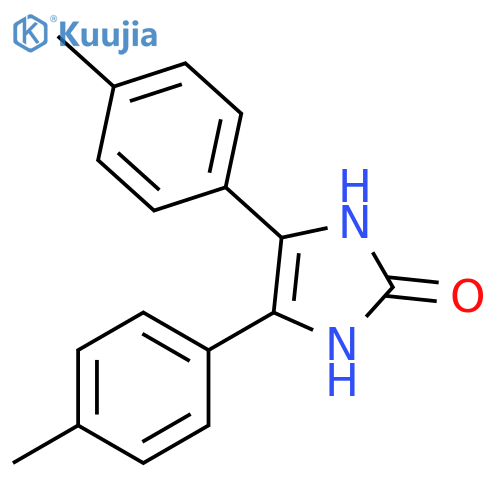 2H-Imidazol-2-one, 1,3-dihydro-4,5-bis(4-methylphenyl)- structure
