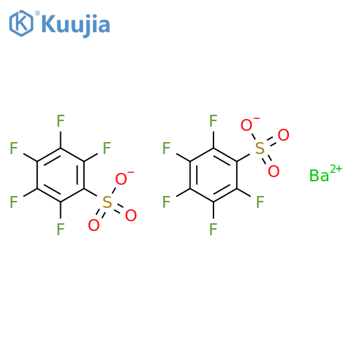 Barium Pentafluorobenzenesulfonate structure