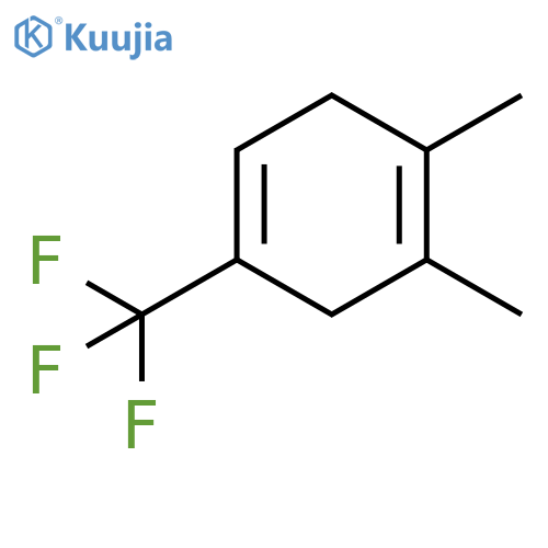 1,4-Cyclohexadiene, 1,2-dimethyl-4-(trifluoromethyl)- structure