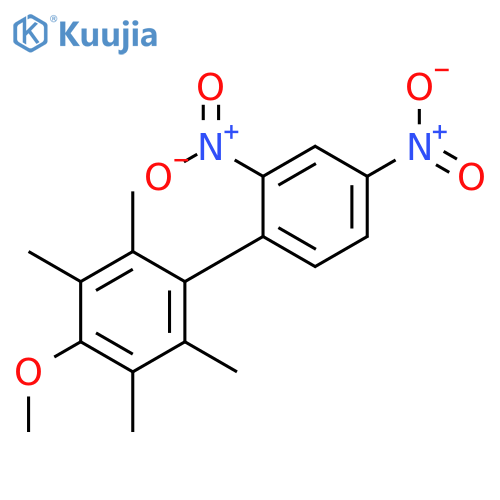 1,1'-Biphenyl, 4-methoxy-2,3,5,6-tetramethyl-2',4'-dinitro- structure