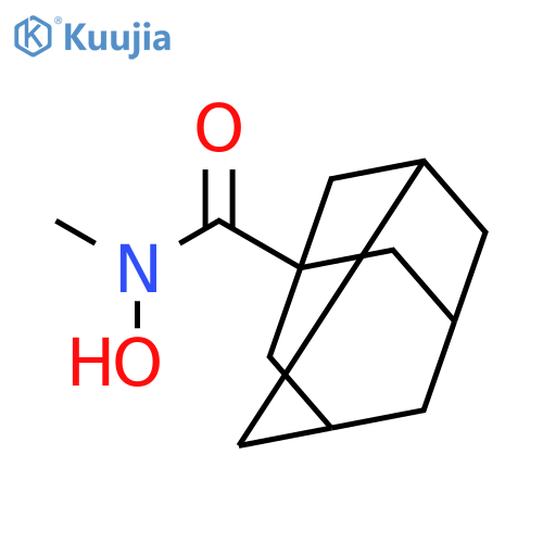 TRICYCLO[3.3.1.13,7]DECANE-1-CARBOXAMIDE, N-HYDROXY-N-METHYL- structure