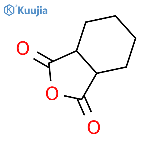 (+)-trans-1,2-Cyclohexanedicarboxylic Anhydride structure