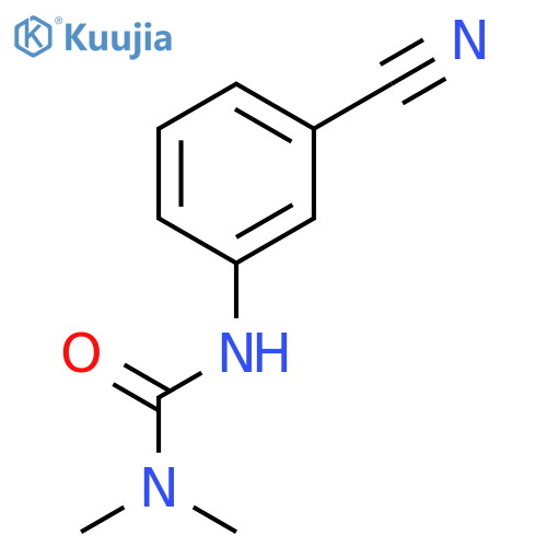 1-(3-cyanophenyl)-3,3-dimethylurea structure