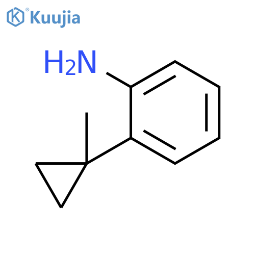 2-(1-methylcyclopropyl)aniline structure