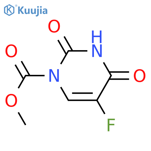 1-methoxycarbonyl-5-fluorouracil structure