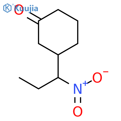CYCLOHEXANONE, 3-(1-NITROPROPYL)- structure