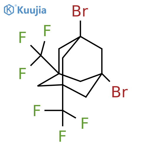 1,3-Dibromo-5,7-bis(trifluoromethyl)adamantane structure