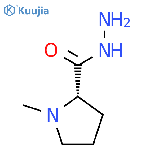 L-Proline, 1-methyl-, hydrazide (9CI) structure
