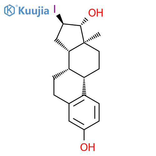 (16alpha,17beta)-16-(~125~I)iodoestra-1,3,5(10)-triene-3,17-diol structure