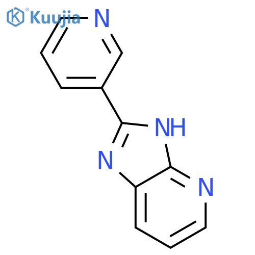 2-(3-pyridinyl)-3H-Imidazo[4,5-b]pyridine structure