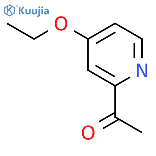 1-(4-Ethoxypyridin-2-yl)ethanone structure