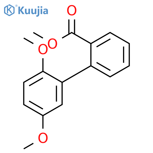 Methyl 2-(2,5-dimethoxyphenyl)benzoate structure