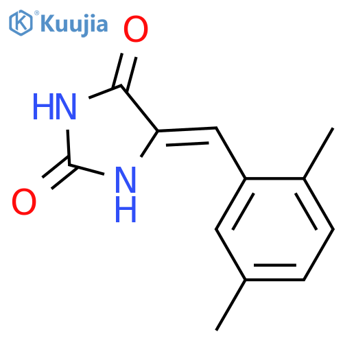 2,4-Imidazolidinedione,5-[(2,5-dimethylphenyl)methylene]- structure