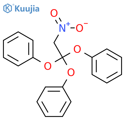 Benzene, 1,1',1''-[(nitroethylidyne)tris(oxy)]tris- structure