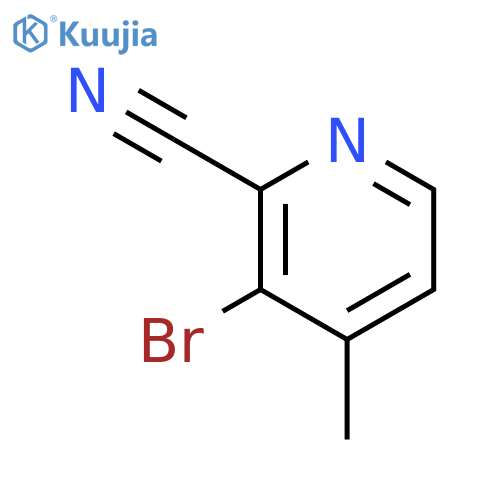 3-Bromo-4-methylpicolinonitrile structure