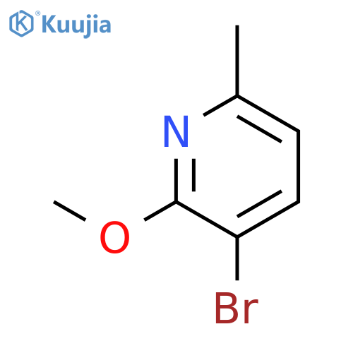 3-bromo-2-methoxy-6-methyl-pyridine structure