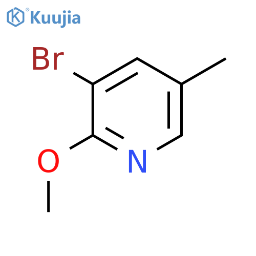 3-Bromo-2-methoxy-5-methylpyridine structure
