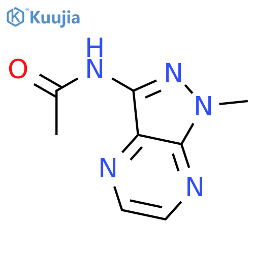 ACETAMIDE, N-(1-METHYL-1H-PYRAZOLO[3,4-B]PYRAZIN-3-YL)- structure