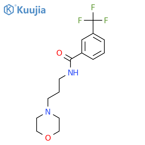 N-(3-Morpholin-4-yl-propyl)-3-trifluoromethyl-benzamide structure