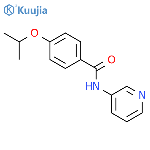 Benzamide,4-(1-methylethoxy)-N-3-pyridinyl- structure