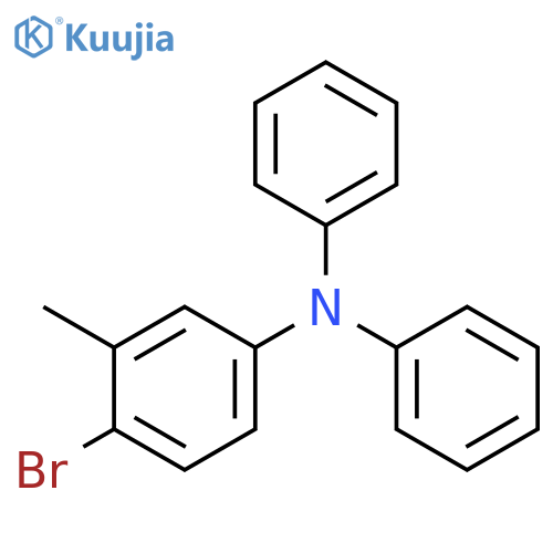 Benzenamine, 4-bromo-3-methyl-N,N-diphenyl- structure