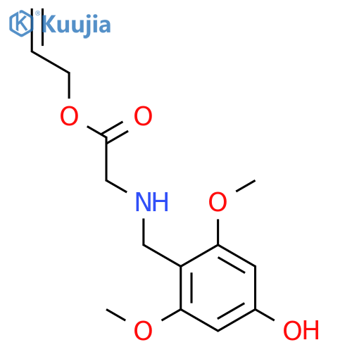 GLYCINE, N-[(4-HYDROXY-2,6-DIMETHOXYPHENYL)METHYL]-, 2-PROPENYL ESTER structure
