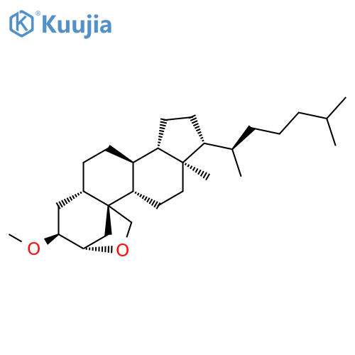 Cholestane, 2,19-epoxy-3-methoxy-, (2b,3a,5a)- structure