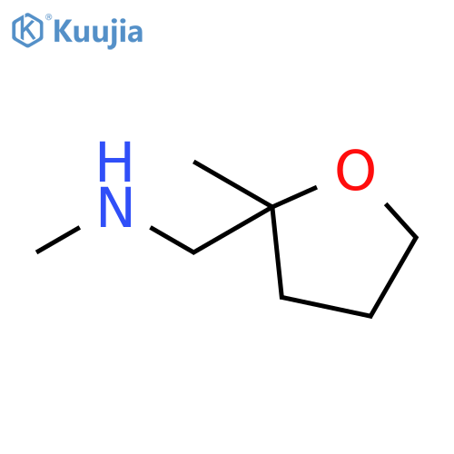 2-Methyl-N-methyltetrahydro-2-furanmethanamine structure