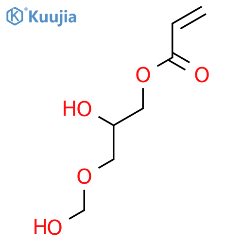 2-Propenoic acid, 2-hydroxy-3-(hydroxymethoxy)propyl ester structure