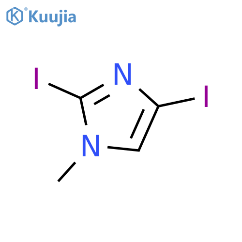 2,4-Diiodo-1-methyl-1H-imidazole structure