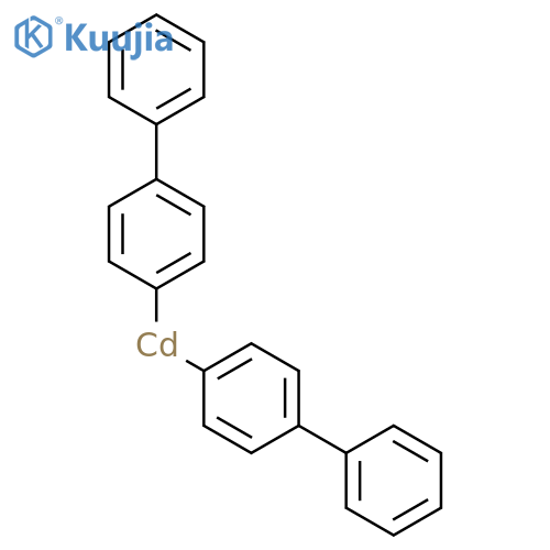 Cadmium, bis([1,1'-biphenyl]-4-yl)- structure