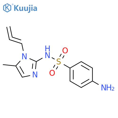Benzenesulfonamide,4-amino-N-[5-methyl-1-(1,2-propadien-1-yl)-1H-imidazol-2-yl]- structure