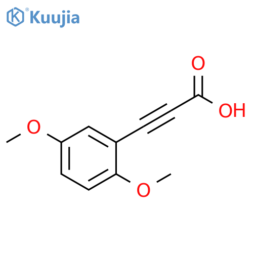 2-Propynoic acid, 3-(2,5-dimethoxyphenyl)- structure