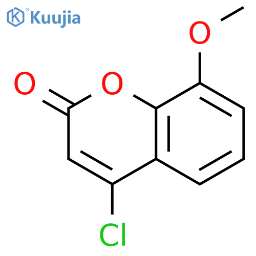 2H-1-Benzopyran-2-one, 4-chloro-8-methoxy- structure