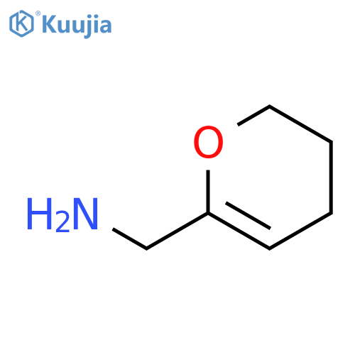 (3,4-dihydro-2H-pyran-6-yl)methanamine structure