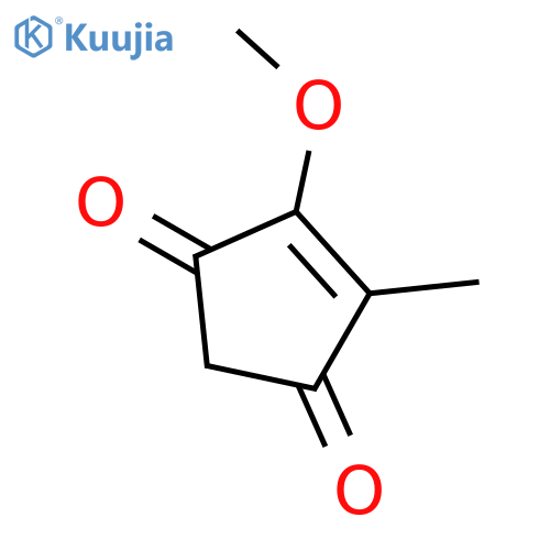 4-Cyclopentene-1,3-dione,4-methoxy-5-methyl- structure