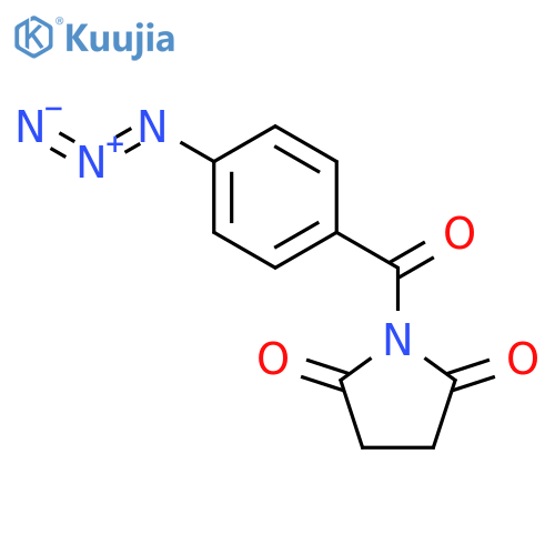 2,5-PYRROLIDINEDIONE, 1-(4-AZIDOBENZOYL)- structure