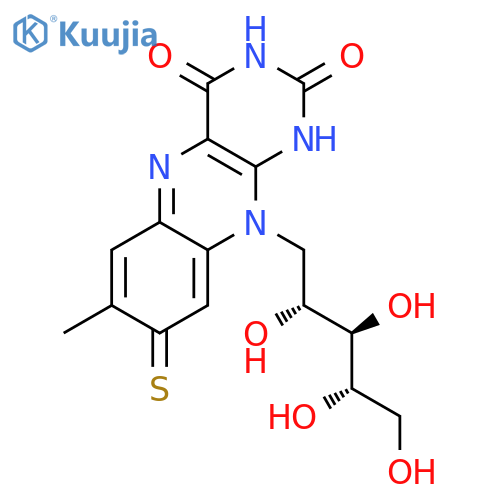 Riboflavin,8-demethyl-8-mercapto- (9CI) structure