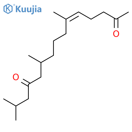 (E)-6,10,14-Trimethyl-5-pentadecene-2,12-dione structure