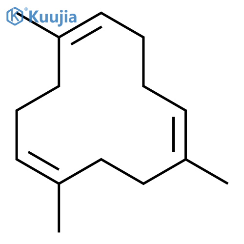 1,5,9-CYCLODODECATRIENE, 1,5,10-TRIMETHYL-, (E,E,E)- structure