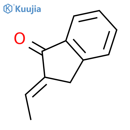 1H-Inden-1-one, 2-ethylidene-2,3-dihydro- structure