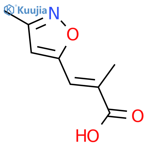 2-Propenoic acid, 2-methyl-3-(3-methyl-5-isoxazolyl)- structure