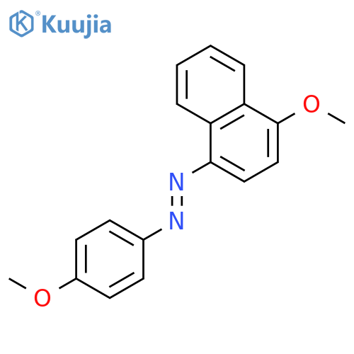DIAZENE, (4-METHOXY-1-NAPHTHALENYL)(4-METHOXYPHENYL)- structure