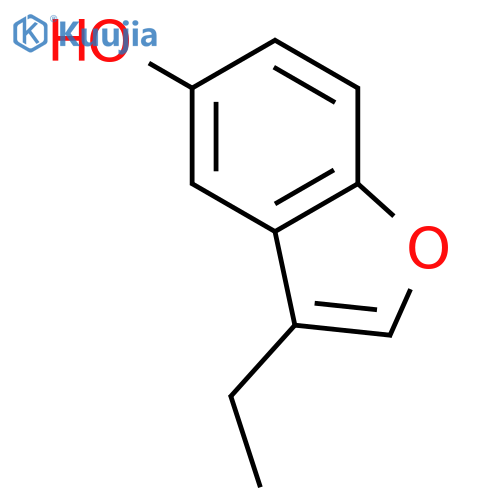 5-Benzofuranol,3-ethyl- structure