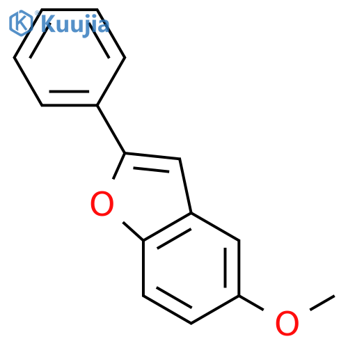 Benzofuran, 5-methoxy-2-phenyl- structure